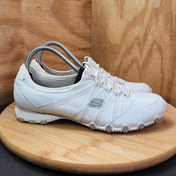 Skechers Womens Bikers Dream Come True Hands Free Slip In Sneakers - Picture 1 of 9